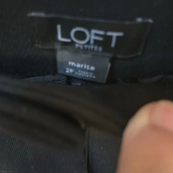 Loft women’s size 2 pet Marisa pencil slacks new without tags - Picture 2 of 3